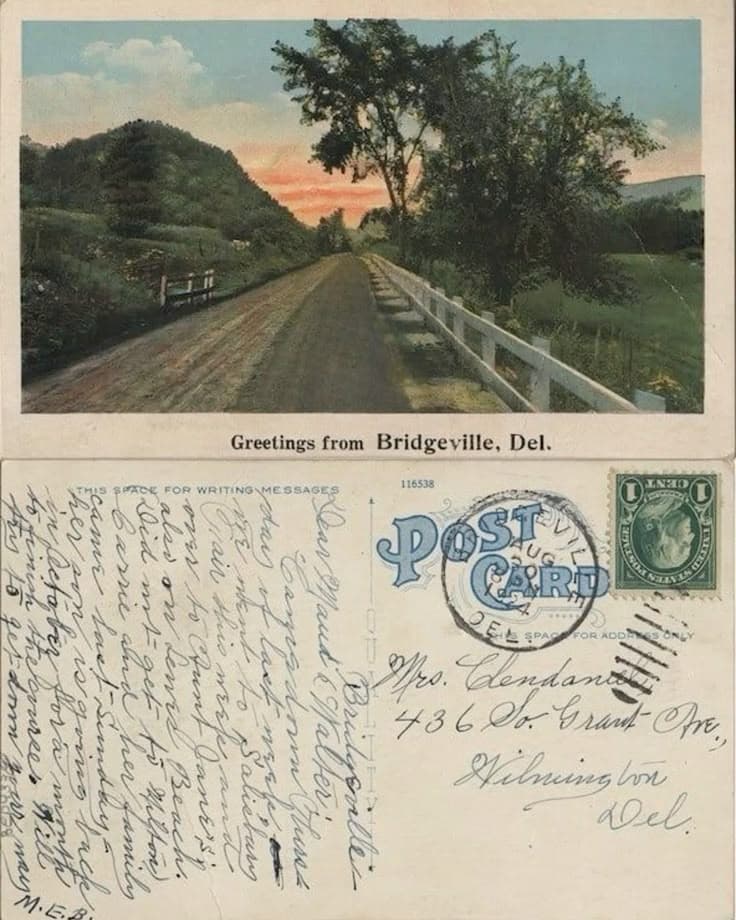 Die Briefe von Emma - Vintage Postkarte